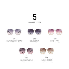 Carica l&#39;immagine nel visualizzatore di Gallery, MERRYS DESIGN Women Cat Eye Sunglasses Ladies Rimless Frame Sunglasses Tinted Lens UV400 Protection S6266