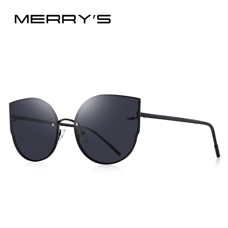 MERRYS DESIGN Women Cat Eye Sunglasses Rimless Frames Ladies  Brand Trending Sun glasses UV400 Protection S8099N