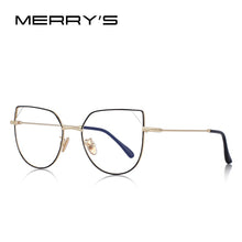 Carica l&#39;immagine nel visualizzatore di Gallery, MERRYS DESIGN Women Cat eye Glasses Frame Retro Blue Light Blocking Optical Frames Eyeglasses S2088