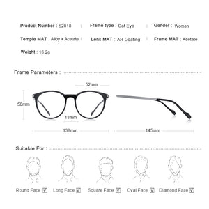 MERRYS DESIGN Women Glasses Frames Myopia Prescription Optical Eyewear S2818