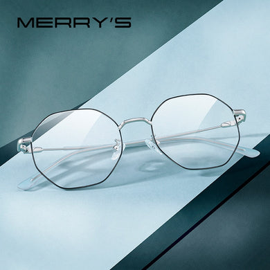 MERRYS DESIGN Women Ploygon Glasses Frame Ladies Eyeglasses Myopia Prescription Optical Eyewear S2503