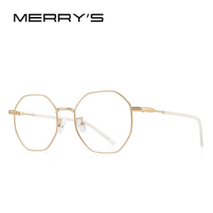 MERRYS DESIGN Women Ploygon Glasses Frame Ladies Eyeglasses Myopia Prescription Optical Eyewear S2503