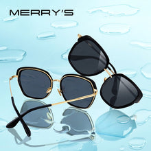 Carica l&#39;immagine nel visualizzatore di Gallery, MERRYS DESIGN Women Polarized Sunglasses Shield Frame Metal Temple 100% UV Protection S6371