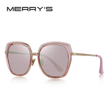 Carica l&#39;immagine nel visualizzatore di Gallery, MERRYS DESIGN Women Polarized Sunglasses Shield Frame Metal Temple 100% UV Protection S6371