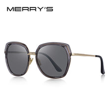 Carica l&#39;immagine nel visualizzatore di Gallery, MERRYS DESIGN Women Polarized Sunglasses Shield Frame Metal Temple 100% UV Protection S6371