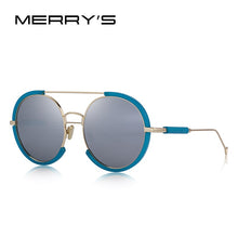 Carica l&#39;immagine nel visualizzatore di Gallery, MERRYS DESIGN Women Round Sunglasses Twin-Beams Frame Sun Glasses Metal Temple 100% UV Protection S6301