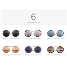 Carica l&#39;immagine nel visualizzatore di Gallery, MERRYS DESIGN Women Round Sunglasses Twin-Beams Frame Sun Glasses Metal Temple 100% UV Protection S6301