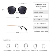 Load image into Gallery viewer, MERRYS DESIGN Women Square Polarized Sunglasses Ladies  Brand Trending Sun glasses UV400 Protection S6286
