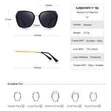 Load image into Gallery viewer, MERRYS DESIGN Women Sunglasses Ladies  Brand Trending Polarized Sun glasses UV400 Protection S6138