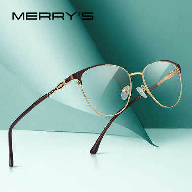 MERRYS DESIGN Women Trending Cat Eye Glasses Full Frame Ladies Myopia Eyewear Prescription Optical Eyeglasses S2028