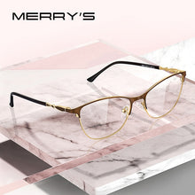 Carica l&#39;immagine nel visualizzatore di Gallery, MERRYS DESIGN Women Trending Cat Eye Glasses Full Frame Ladies Myopia Eyewear Prescription Optical Eyeglasses S2108