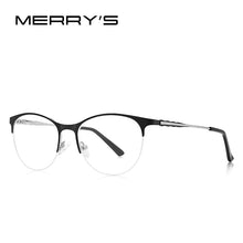 Load image into Gallery viewer, MERRYS DESIGN Women Trending Cat Eye Glasses Half Frame Ladies Eyewear Myopia Prescription Optical Eyeglasses S2004