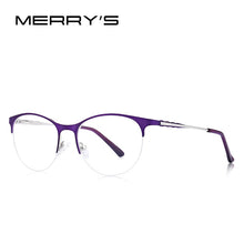 Load image into Gallery viewer, MERRYS DESIGN Women Trending Cat Eye Glasses Half Frame Ladies Eyewear Myopia Prescription Optical Eyeglasses S2004