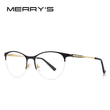Load image into Gallery viewer, MERRYS DESIGN Women Trending Cat Eye Glasses Half Frame Ladies Eyewear Myopia Prescription Optical Eyeglasses S2004