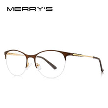 Load image into Gallery viewer, MERRYS DESIGN Women Trending Cat Eye Glasses Half Frame Ladies Eyewear Myopia Prescription Optical Eyeglasses S2004