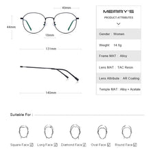 Carica l&#39;immagine nel visualizzatore di Gallery, MERRYS DESIGN Women Trending Glasses Frame Ladies Eyewear Myopia Prescription Optical Eyeglasses S2043
