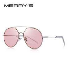 Carica l&#39;immagine nel visualizzatore di Gallery, MERRYS DESIGN Donna Twin-Beams Occhiali da sole Pilot Frame Occhiali da sole Tempio in metallo Protezione UV al 100% S6368 