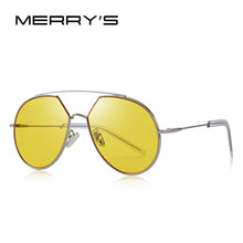 Carica l&#39;immagine nel visualizzatore di Gallery, MERRYS DESIGN Donna Twin-Beams Occhiali da sole Pilot Frame Occhiali da sole Tempio in metallo Protezione UV al 100% S6368 