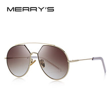 Carica l&#39;immagine nel visualizzatore di Gallery, MERRYS DESIGN Donna Twin-Beams Occhiali da sole Pilot Frame Occhiali da sole Tempio in metallo Protezione UV al 100% S6368 