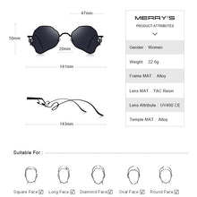 Load image into Gallery viewer, MERRYS DESIGN Women  Brand Butterfly Sunglasses Ladies Trending Sun glasses UV400 Protection S6304