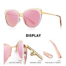 Load image into Gallery viewer, MERRYS DESIGN Women  Brand Cat Eye Sunglasses Ladies Polarized Sun glasses UV400 Protection S6139