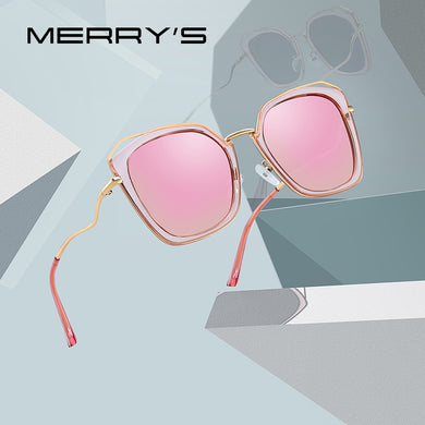MERRYS DESIGN Women  Brand Cat Eye Sunglasses Ladies Polarized Sun glasses UV400 Protection S6225