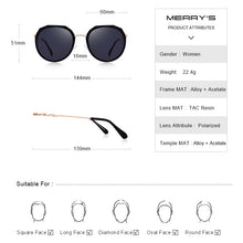 Load image into Gallery viewer, MERRYS DESIGN Women  Brand Oval Polarized Sunglasses Ladies Trending Pink Sun glasses UV400 Protection S6330