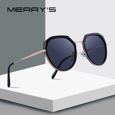 MERRYS DESIGN Women  Polarized Sunglasses Metal Temple UV400 Protection S6222
