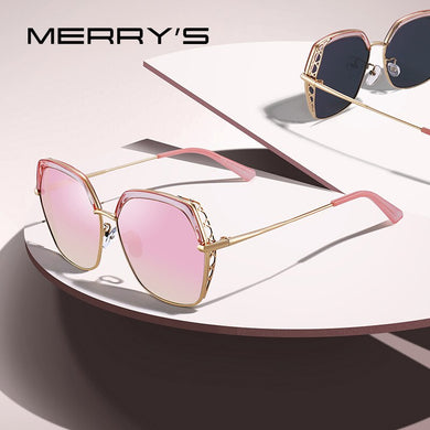 MERRYS DESIGN Women  Square Polarized Sunglasses Ladies Trending Sun glasses UV400 Protection S6306