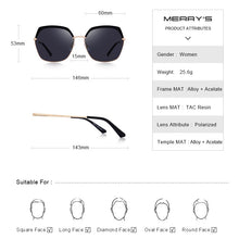 Load image into Gallery viewer, MERRYS DESIGN Women  Square Polarized Sunglasses Ladies Trending Sun glasses UV400 Protection S6306