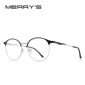 MERRYS DESIGN Women  Titanium Alloy Optics Glasses Frames Vintage Ultralight Myopia Prescription Eyeglasses S2169