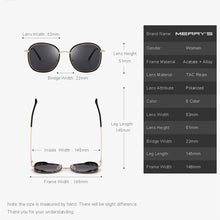 Carica l&#39;immagine nel visualizzatore di Gallery, MERRYS DESIGN Women Polarized Sunglasses Sun Glasses Metal Temple 100% UV Protection S6108
