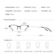 Carica l&#39;immagine nel visualizzatore di Gallery, MERRYS DESIGN Women Retro Cat Eye Glasses Frame Classic Ladies Eyeglasses Myopia Prescription Optical Eyewear S2133