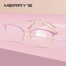 Carica l&#39;immagine nel visualizzatore di Gallery, MERRYS DESIGN Women Retro Cat Eye Glasses Frame Ladies Eyeglasses Myopia Prescription Optical Eyewear S2132