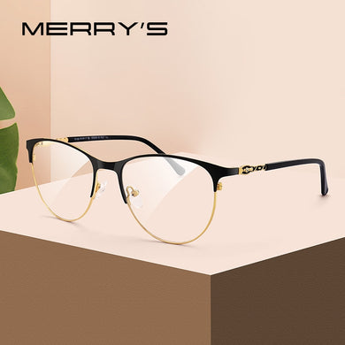 MERRYS DESIGN Women Retro Cat Eye Glasses Frame Ladies Eyeglasses Prescription Optical Eyewear S2127