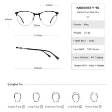 Carica l&#39;immagine nel visualizzatore di Gallery, MERRYS DESIGN Women Retro Cat Eye Glasses Frame Ladies Eyeglasses Prescription Optical Eyewear S2127