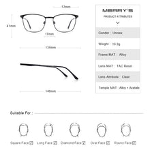 Carica l&#39;immagine nel visualizzatore di Gallery, MERRYS DESIGN Occhiali da vista retrò da donna Cat Eye Montatura da donna Occhiali da vista Occhiali da vista S2165