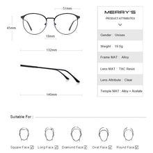 Carica l&#39;immagine nel visualizzatore di Gallery, MERRYS DESIGN Women Retro Cat Eye Glasses Frame Ladies Round Eyeglasses Prescription Optical Eyewear S2123
