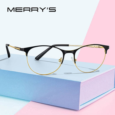 MERRYS DESIGN Women Retro Cat Eye Glasses Frame Ladies Trending Eyewear Myopia Prescription Optical Eyeglasses S2103