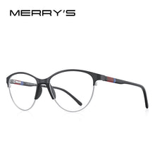 Load image into Gallery viewer, MERRYS DESIGN Women Retro Cat Eye Glasses Frame Ultralight Eye Myopia Prescription Eyeglasses Acetate Glasses Legs S2602