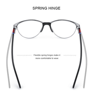 MERRYS DESIGN Women Retro Cat Eye Glasses Frame Ultralight Eye Myopia Prescription Eyeglasses Acetate Glasses Legs S2602