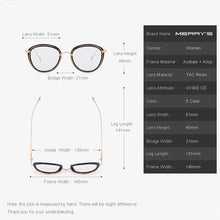 Carica l&#39;immagine nel visualizzatore di Gallery, MERRYS DESIGN Women Retro Cat Eye Optical Frames Eyeglasses Classic Glasses S2106