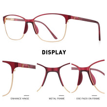 Load image into Gallery viewer, MERRYS DESIGN Women Retro Glasses Frame Ultralight Eye Myopia Prescription Eyeglasses Acetate Glasses Legs S2680