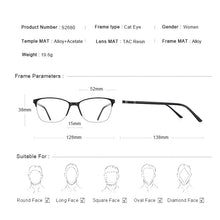 Load image into Gallery viewer, MERRYS DESIGN Women Retro Glasses Frame Ultralight Eye Myopia Prescription Eyeglasses Acetate Glasses Legs S2680