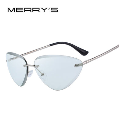 MERRYS DESIGN Women Rimless Cat Eye Gradient Sunglasses UV400 Protection S6158