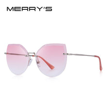 Load image into Gallery viewer, MERRYS DESIGN Women Rimless Cat Eye Sunglasses Gradient Sunglasses UV400 Protection S6355