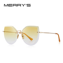 Load image into Gallery viewer, MERRYS DESIGN Women Rimless Cat Eye Sunglasses Gradient Sunglasses UV400 Protection S6355