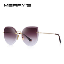 Load image into Gallery viewer, MERRYS DESIGN Women Rimless Cat Eye Sunglasses Gradient Sunglasses UV400 Protection S6355