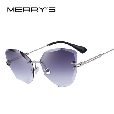 MERRYS DESIGN Women Rimless Gradient Sunglasses UV400 Protection S6078