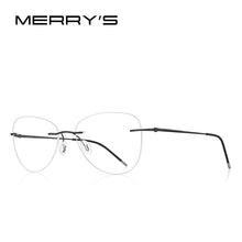 Carica l&#39;immagine nel visualizzatore di Gallery, MERRYS DESIGN Women Titanium Alloy Rimless Ladies Frames Ultralight Frameless Optical Frames Eyewear S2888